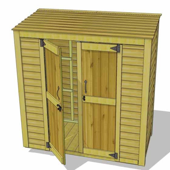 Note: Our Sheds are shipped as an unfinished product. If exposed to the elements, the Western Red Cedar lumber will weather to a silvery-gray color.