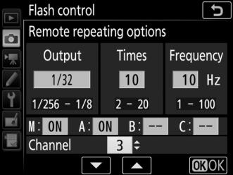 Choose a channel for the master flash. If the remote flash units include an SB-500, you must choose channel 3, but otherwise you can choose any channel between 1 and 4.