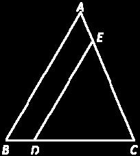 Dacă triunghiul BD EDC are același perimetru ca și patrulaterul ABDE, determinați.