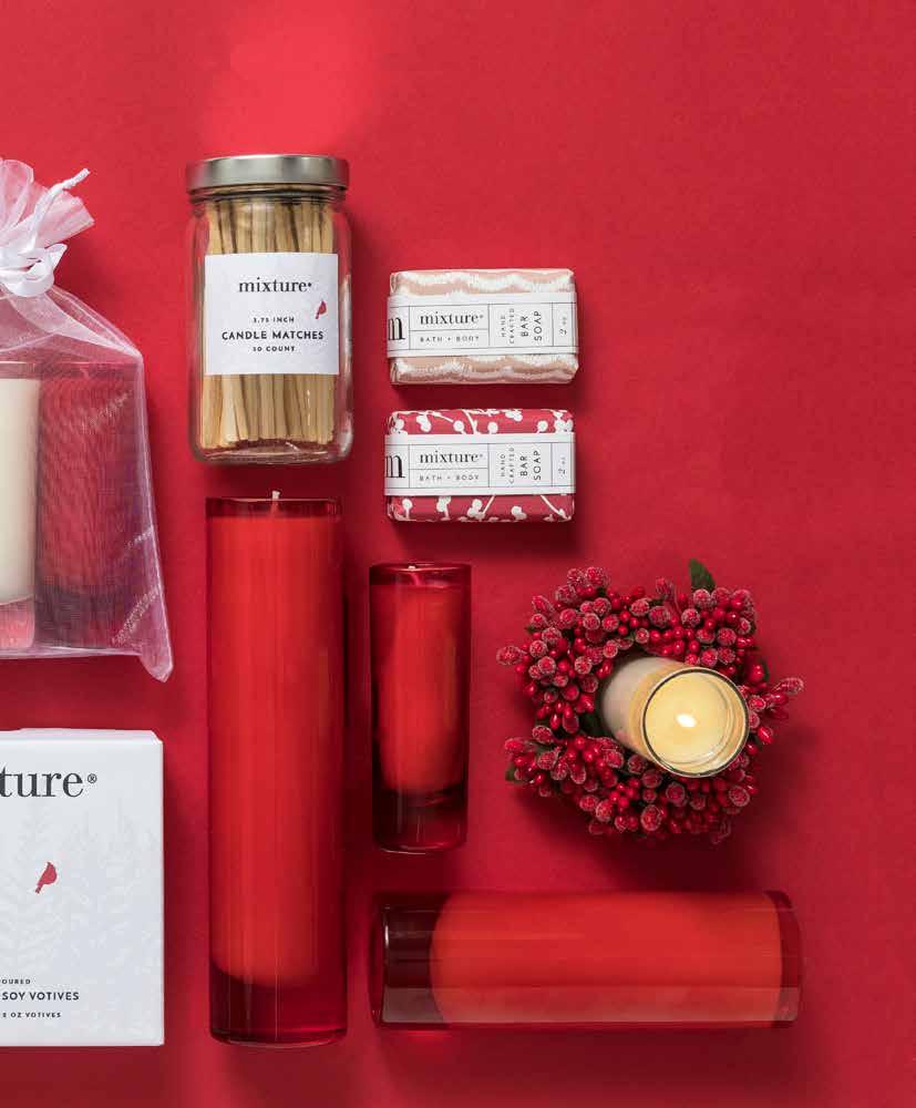 SEASONAL H A F. SIBERIAN FIR GIFT BOX 2 6 1 8 1 GIFTSETBOXED $13 / min. 4 / tester N/A INCLUDES: 1 red votive 1 clear votive 1 green votive G. HOLIDAY GIFT SET 23300HOLIDAY $13 / min.