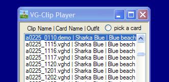 How to use my add on to VirtuaGirl, Classics, DeskBabes, VirtuaGuyHD The VG-Clip Player This player is a first release to support VG, DB, and VGuy version 1.0.6.x and up.