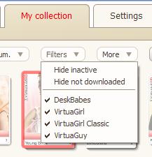 screen, select the My Collection TAB Make sure you ALL of your collections Checked and