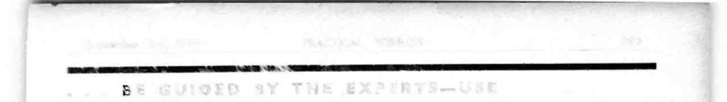 September 2nd, 1939 PRACTCAL WRELESS 593 E GUDED BY THE EXPERTSUSE ç r ç lhe DC AVOMNOR EjCTfltl2ÀL EASUSG t