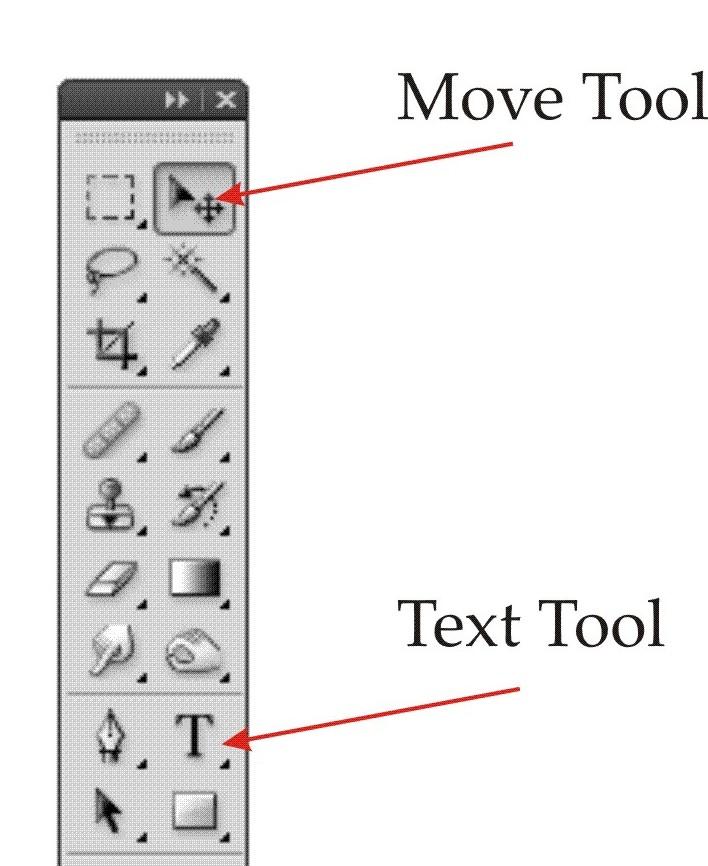 Note that when you have finished typing your text, you will probably need to move the text into the correct position.
