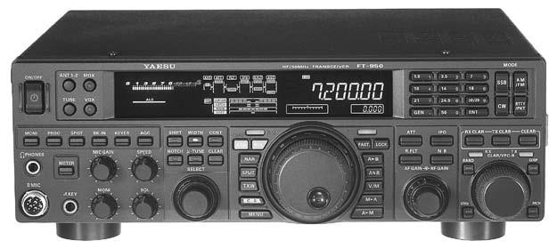 many features of the mid range FT-2000, but with a single receiver channel.