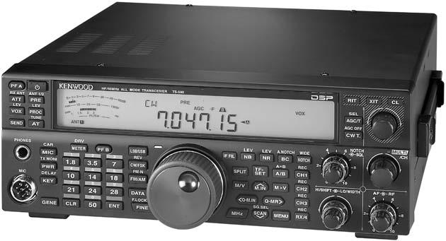 The Kenwood TS-590 (Fig 13) is a compact HF and 6 meter transceiver with the excellent close-in dynamic range receiver performance expected by serious contesters and