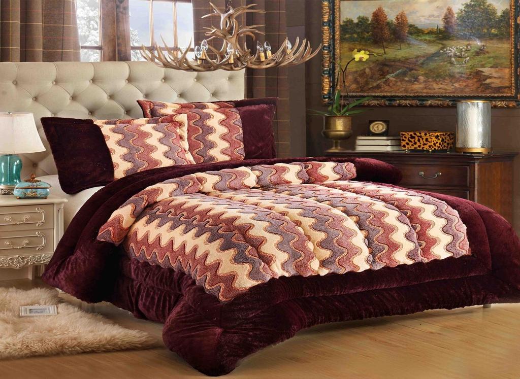 Dress your bed in zigzag