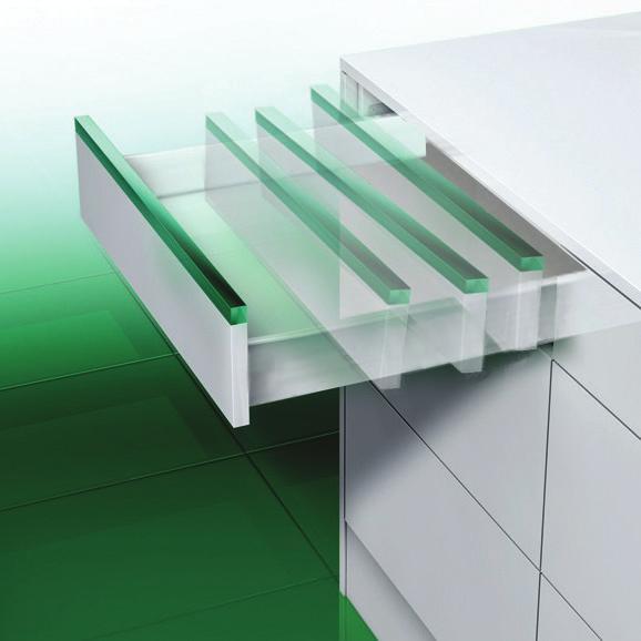 capacities Actuator design allows for flush mounting For Zargen Drawer System (Damper set