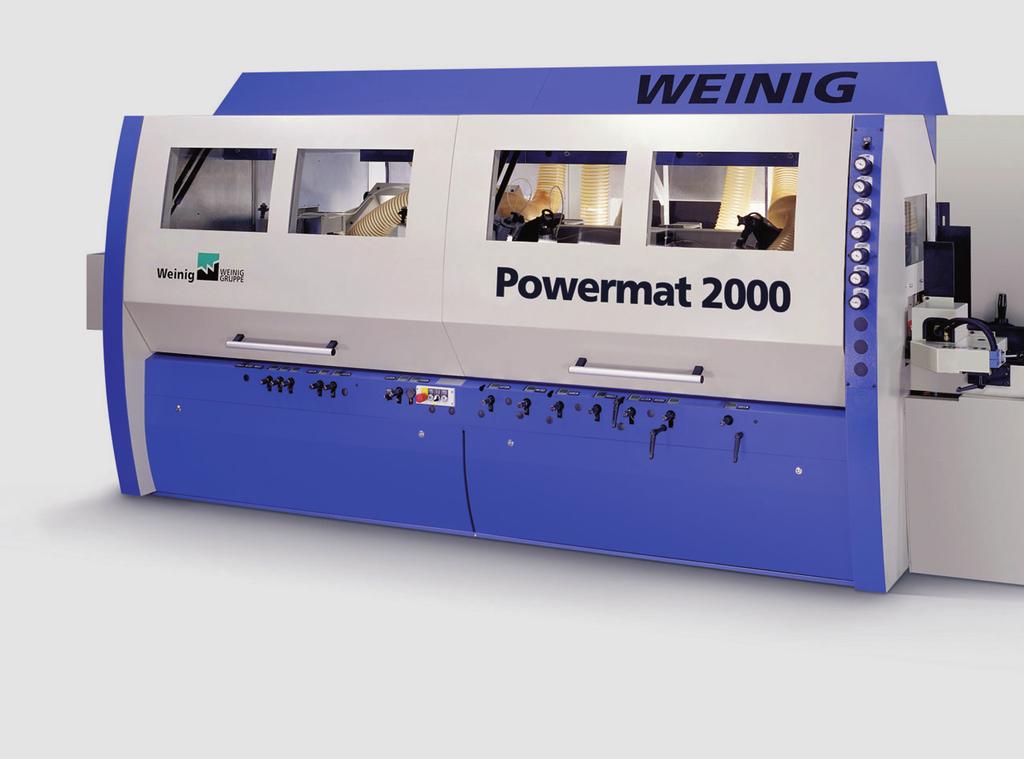 WEINIG presents: The New Moulder Generation Super-fast processing of solid wood and composite materials, such as MDF and even plastic. Designed to produce large and small runs.
