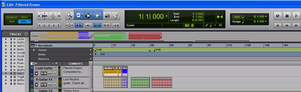 Stop Play Stop Play Stop and Play controls in Edit window (left) and Transport window (right) 3 While the session plays, gradually raise the volume on your