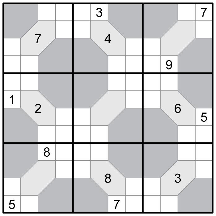 Part 2 Variations 1. Staircase Sudoku (Wei-Hwa Huang) 10 points Follow Classic Sudoku Rules; some rows and columns have gaps.