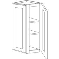 31 Wall End Cabinet with Doors - Wall Cabinets WECD1230 Wall End Cabinet with Doors - 12"W x 12"D x 30"H - 2 Doors - 2 S $145.