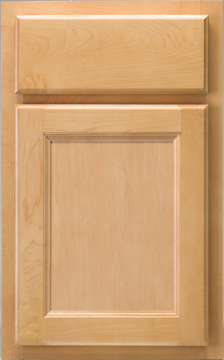Sussex Flat Panel Standard Overlay Door ü ü ü ü ü ü Mortise and tenon door 1/4 flat veneer or HDF panel