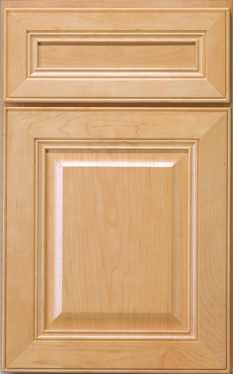 Classic II Raised Panel Full Overlay Door ü ü ü ü Mitered finger joint door and drawer w/wood dowel Raised veneer or HDF panel inset into 5 piece drawer front