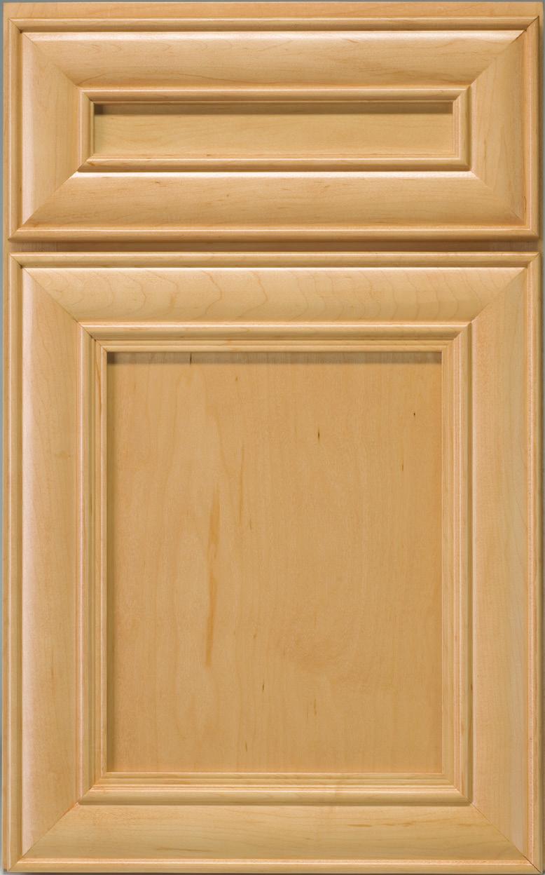 Devonshire II Flat Panel Full Overlay Door ü ü ü ü Mitered finger joint door and drawer w/wood dowel 1/4 flat veneer or HDF panel inset into door 5