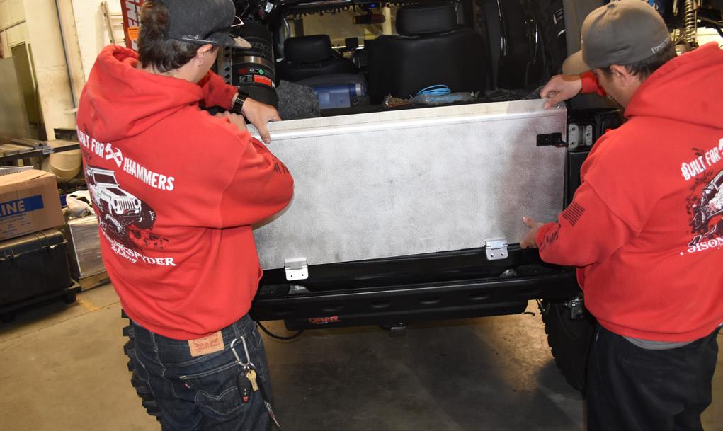 Ensure that the gaps between the TrailGate and the edge of the tailgate opening are equal on either side, and that the bend that forms the upper lip of