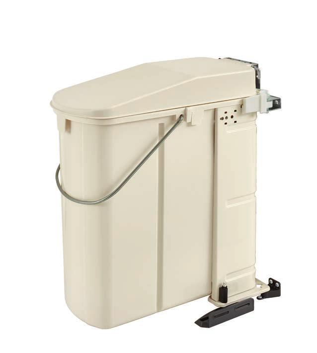 UNDER SINK SERIES Our Under Sink Series waste containers easily install around protruding plumbing to