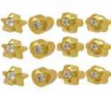 Styles Large Regular Mini Pack Size Plain Ball Studs - gold plated and stainless steel * * * 12 Assorted Birth Stones - gold plated and