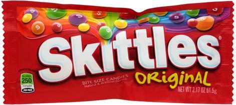 5. A bag of skittles contains yellow, orange, green, red and purple skittles. The probability of picking a yellow or orange skittle is 1. 8 The probability of picking a green or red skittle is 1. 4 a.