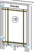 Set In Place (With Sealant on Back of Flange) Jamb Flashing Applied w/ Sealant (After) Window Head Flashing Applied After Window Installation Weather Barrier Applied (After) Window A = Flashing