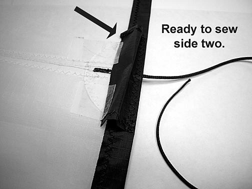 Wings to body Using a 1 cm or 3/8" seam allowance, sew the wings to the body as shown in Diagram 6.