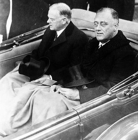 Hoover was viewed as a do-nothing president. Roosevelt won by a landslide.