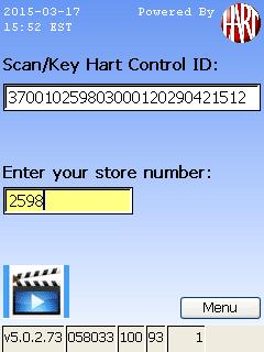 SET UP SCANNERS 1. Scan the Wireless Control ID bar code. 2.