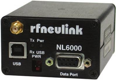 making RF the strongest link NL6000 VHF/UHF Wireless Modem TELEMETRY APPLICATIONS Data Terminals Water Management Remote Data Loggers Oil & Gas Monitoring Irrigation Control Security Systems MOBILE
