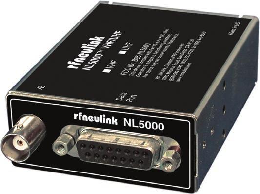 making RF the strongest link NL5000 Wireless Modem TELEMETRY APPLICATIONS Data Terminals Water Management Remote Data Loggers Oil & Gas Monitoring Irrigation Control MOBILE APPLICATIONS Database