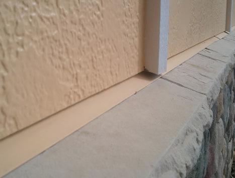 Regardless of which variety of GenStone product is used, an available color matched grout or a clear PL Premium adhesive must be used between the shiplap