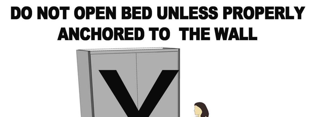 Construction Guide Queen, Double & Twin Vertical 3 Important Safety Tip before You Start Building a Murphy bed using the Easy Murphy Bed Kit is