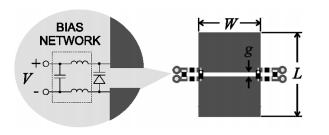 A unit cell with over 320 degree of phase agility at 5.5 GHz is achieved using varactor diodes. The reflecting element consisting of a microstrip patch and a single-bit digital phase shifter.