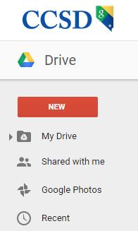 Log in to your GoogleDrive account.