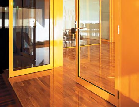 This ensures the door can be preglazed prior to installation and provides a small consistent bead around the glass opening.