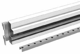 Formed tab drop into Track Retainer Slide Track includes vinyl rails Roller Track Includes rollers For pricing see section 700, pg 26 WS