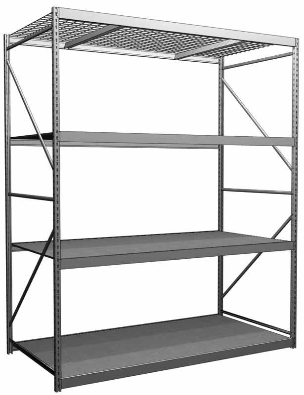 If Shelf Supports are not installed then the beams MUST utilize a Widespan Multi-Function Beam Locking Clip (WS1291 or WS9111 pg.706) depending on the beam location.