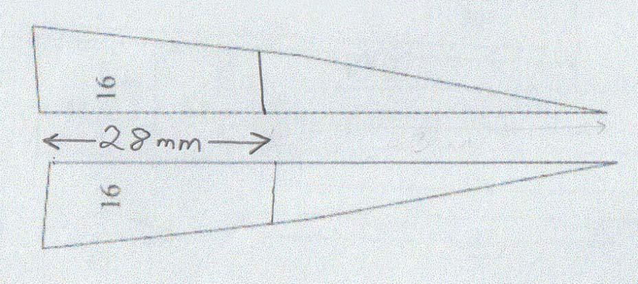 12 is fitted into the keel, Figure D71; ensure that it lines up with the previously drawn reference points, and that it