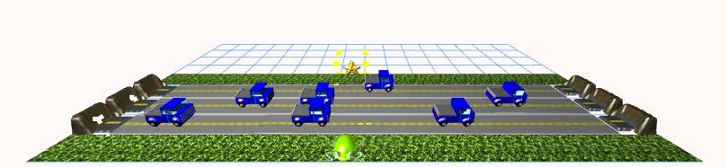 Step 11 Use these tools to place Frogger agents on the World and make the street scene. 3D-Frogger (Continued) It is important that you do not draw over the Frog with the Street agent.