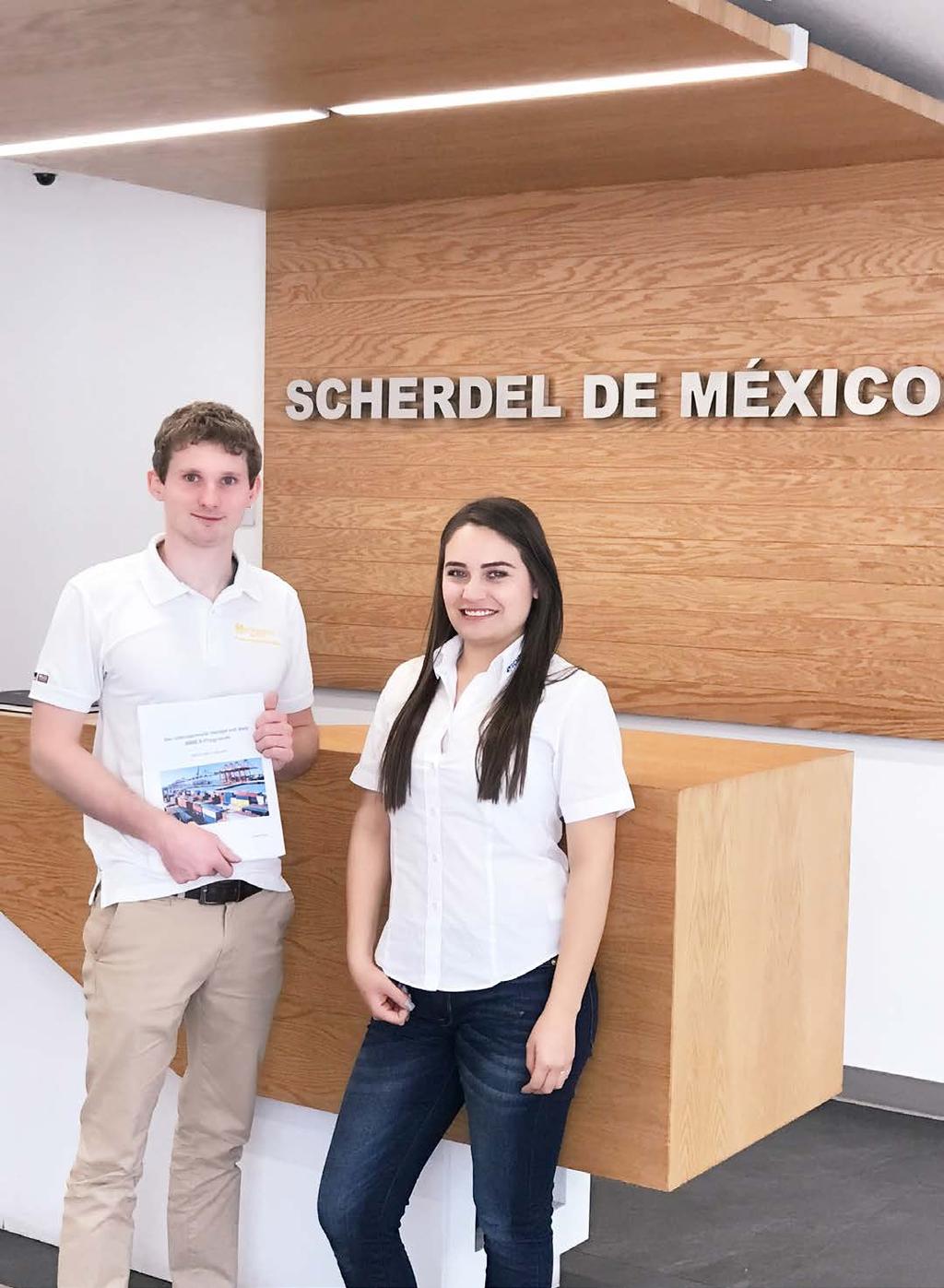 GOING ABROAD WITH SCHERDEL LUKAS MÜLLER I spent my practical semester during my dual study program in our plant SCHERDEL de México.