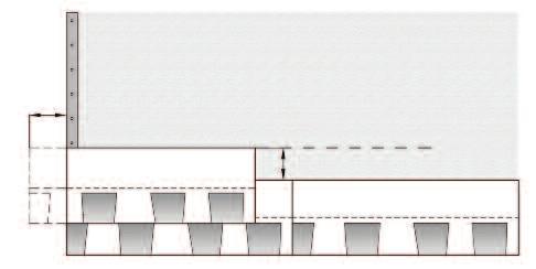 FIG 6-9 165mm 2nd COURSE Trim 6.5 (166mm, about 1/6 of the width of the shingle) off the left edge of the shingle.