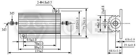 Heat Sinkable Dimensions (AHC-100, AHC-100N) Heat Sinkable Dimensions (AHC) Heat Sinkable