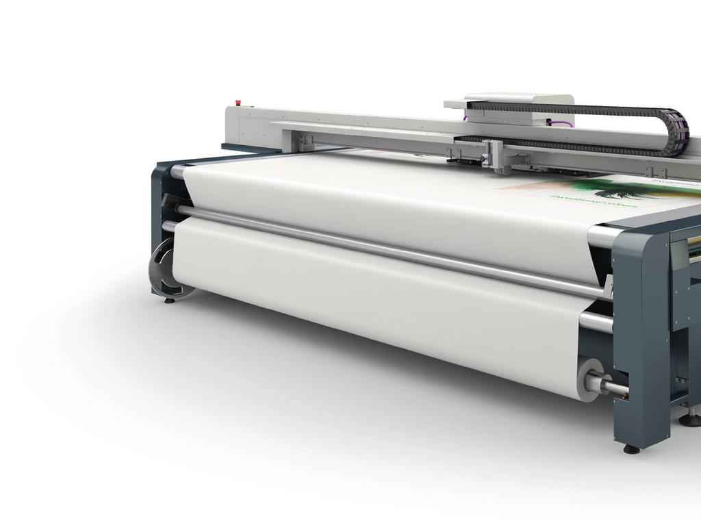 An integrated control system regulates the tension and guarantees a perfect print image every time.