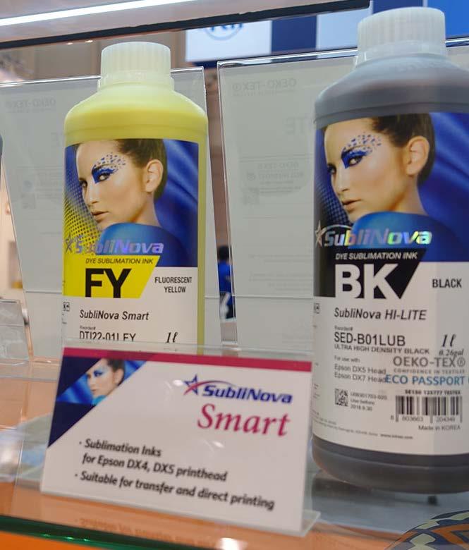 inks exhibited at FESPA are