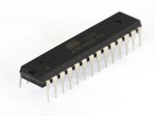 ATmega328: LM35: fig.2 ATMega328 is the ATMEL Microcontroller on which Arduino UNO is based.