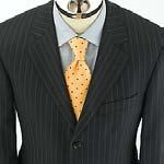 What to Wear: Men Suit: A two piece matched suit is always the best and safest choice.