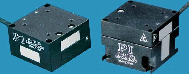 0 P-611 piezo stages are flexureguided nanopositioning systems featuring a compact footprint of only 44 x 44 mm.