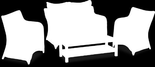3-Str Sofa 220w / Chair 103w cm
