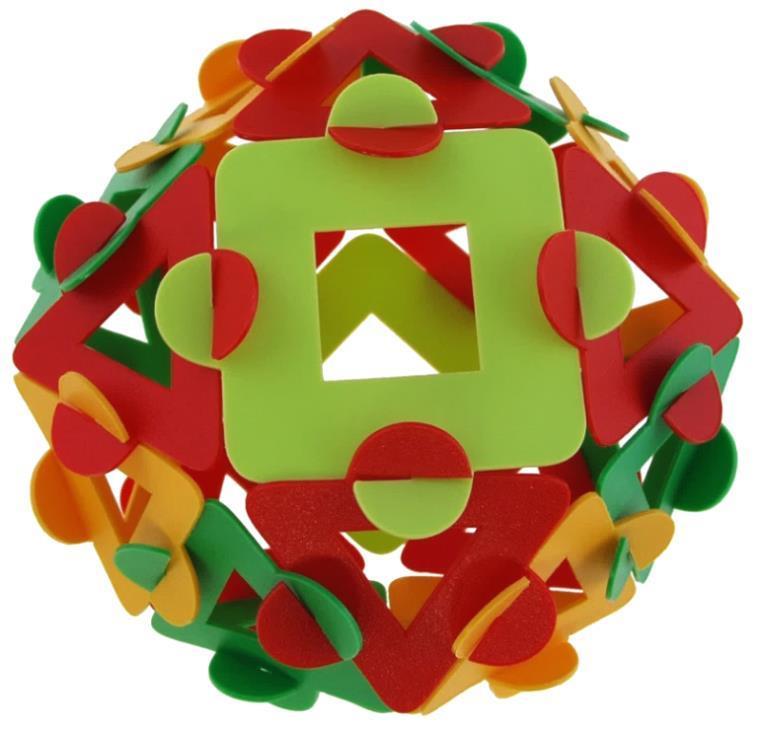 hexagons Tridiminished icosahedron