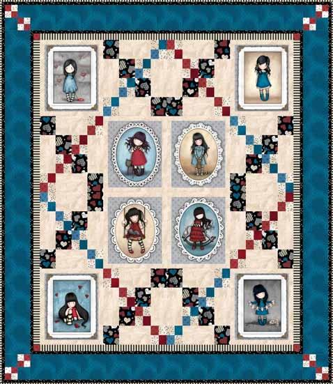 Designed By: Cyndi Hershey Finished Quilt Size:
