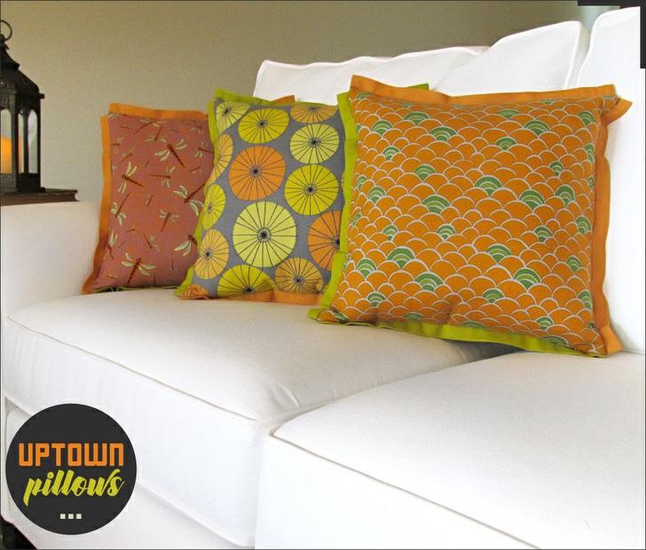 As we often do with our pillows that are made up of several pieces, we added a layer of fusible fleece to